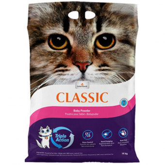 Extreme Classic Katzenstreu mit Babypuder 2x 14kg 