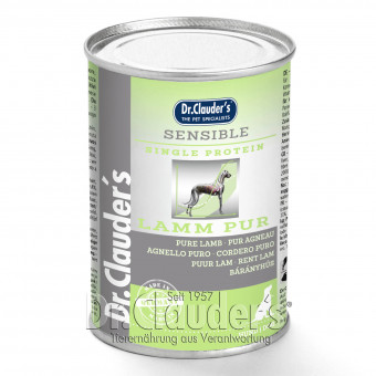 Dr. Clauders Dog Dose Sensible Lamm pur 6x 400g
