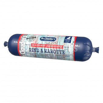 Dr. Clauders Dog Selected Meat Country Style Rind & Karotte 6x 800g