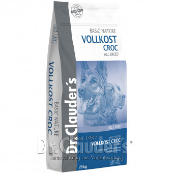 Dr. Clauders Dog Basic Nature Vollkost Croc 20kg 