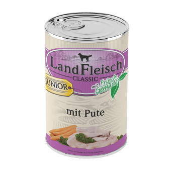 LandFleisch Dog Classic Junior Pute 