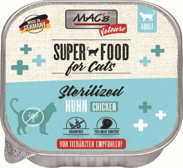 MAC's Cat VetCare Sterilized Huhn 
