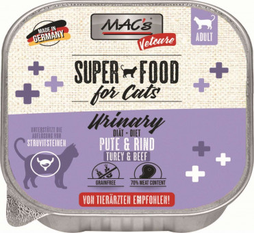 MAC's Cat VetCare Urinary Pute & Rind 32x 100g