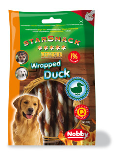 Nobby STARSNACK BBQ WRAPPED DUCK 18x 70g 