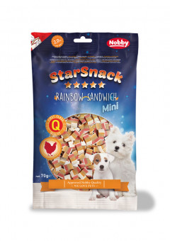 Nobby STARSNACK MINI Rainbow Sandwich 16x 70g 