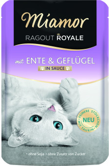 Miamor Ragout Royale Ente & Geflügel 44x 100g 