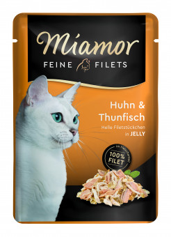 Miamor Feine Filets Huhn & Thunfisch 24x 100g 