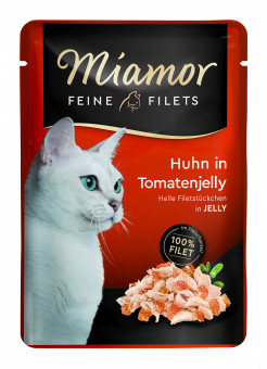 Miamor Feine Filets Huhn in Tomaten-Jelly 24x 100g 