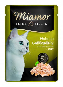 Miamor Feine Filets Huhn in Geflügeljelly 24x 100g 