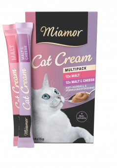 Miamor Cat Snack Malt-Cream Vorteilspack 4 Stück à 24x 15g 