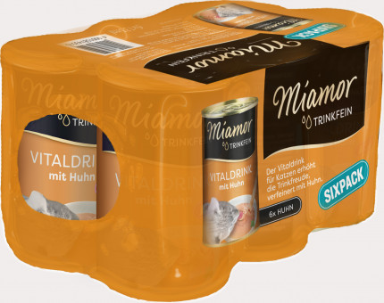 Miamor Trinkfein Vital-Drink Huhn Sixpack 4x 6x135 ml 