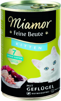 Miamor Feine Beute Kitten Geflügel 12x 400g