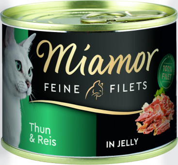 Miamor Feine Filets Thunfisch & Reis 12x 185g