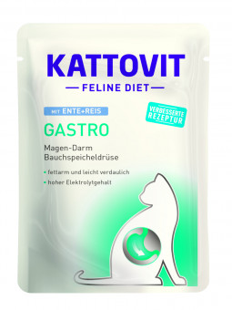 Kattovit Feline Diet Gastro Ente & Reis 24x 85g 