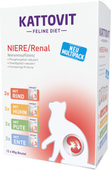 Kattovit Niere Pouch Multipack 5x 12x85g 