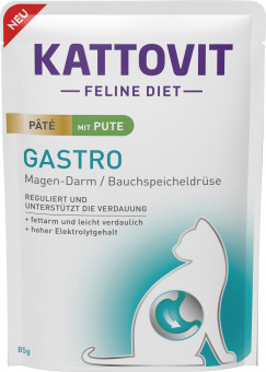 Kattovit Feline Diat Gastro Pate Pute 30x 85g 