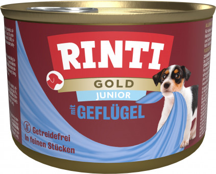 Rinti Gold Junior Geflügelhäppchen 24x 185g 