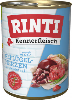 Rinti Kennerfleisch Geflügelherzen 12x 800g