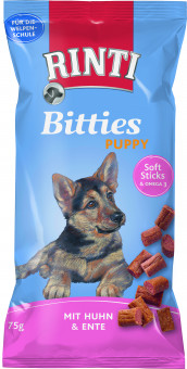 Rinti Extra Bitties Puppy Huhn & Ente 16x 75g 