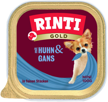 Rinti Gold mini Huhn & Gans 32x 100g 