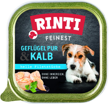 Rinti Feinest Geflügel Pur & Kalb 22x 150g 