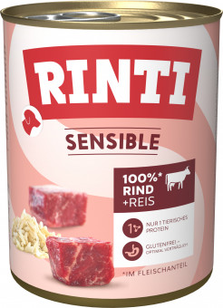 Rinti Sensible Rind & Reis 12x 800g