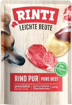 Rinti Leichte Beute Pouch Rind Pur 20x 400g 