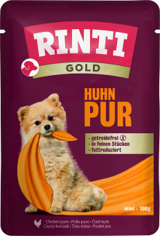 Rinti Gold Huhn Pur Pouch 50x 100g 