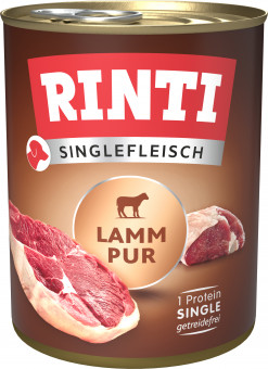 Rinti Singlefleisch Lamm Pur 12x 800g