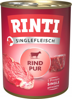 Rinti Singlefleisch Rind Pur 12x 800g