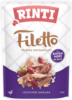 Rinti Filetto Jelly Ente & Entenherzen 24x 100g 