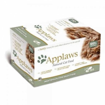 Applaws Cat Schale Multipack Fisch Selection | 4x 8x 60g 