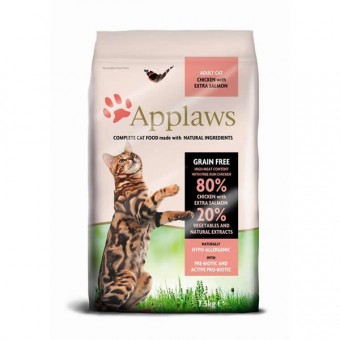 Applaws Cat mit Hühnchen & Lachs 2x 7,5 kg | Vorteilspack