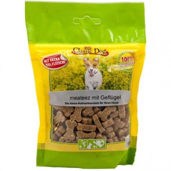 Classic Dog Snack meateez mit Geflügel 12x 150g 