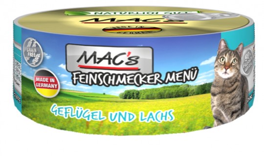 MAC's Cat Feinschmecker Geflügel & Lachs 
