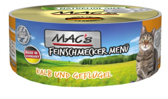 MAC's Cat Feinschmecker Kalb & Geflügel 6x 100g