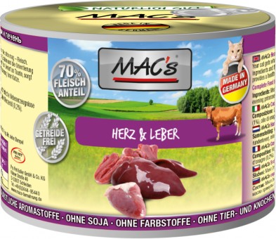 MAC's Cat Herz & Leber 