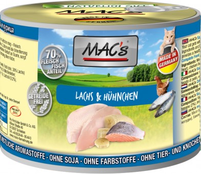 MAC's Cat Lachs & Hühnchen 