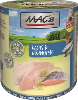 MAC's Cat Lachs & Hühnchen 800g | 12er-Sparpack