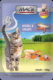 MAC's Cat Pouch Hering & Shrimps 