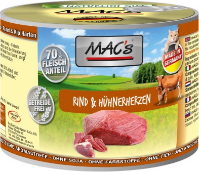 MAC's Cat Rind & Hühner-Herz 