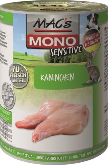 MAC's Dog Dose Mono-Protein Kaninchen 400g | 6er-Sparpack