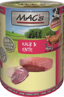 MAC's Dog Kalb & Ente 800g | 18er-Super-Sparpack