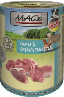 MAC's Dog Lamm & Geflügel-Herz 