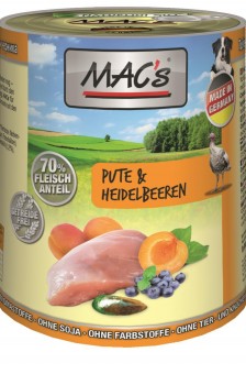 MAC's Dog Pute & Heidelbeere 800g | 18er-Super-Sparpack