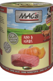 MAC's Dog Rind & Kürbis 800g | 18er-Super-Sparpack