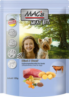 MAC's Dog Hunde-Snack Meat Bits Rind 