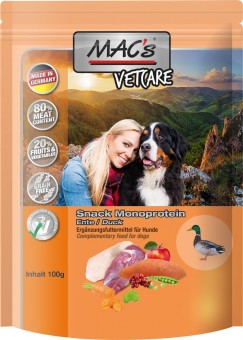 MAC's VetCare Hunde-Snack Mono-Protein Ente 