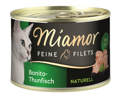 Miamor Feine Filets Naturelle Bonito-Thunfisch 12x 156g