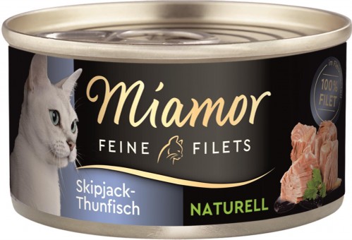 Miamor Feine Filets Naturelle Skipjack-Thunfisch 24x 80g